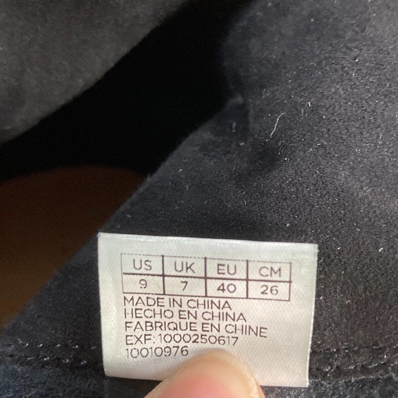 Toms Boots Womens Sz 9 Black Suede Block High Heel Ankle Round Toe Side Zip - Picture 5 of 7